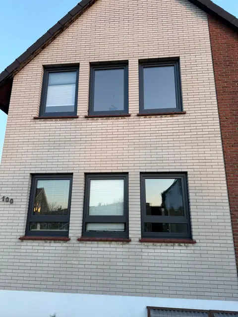 Neue Kunststofffenster nach der Montage in Bremen